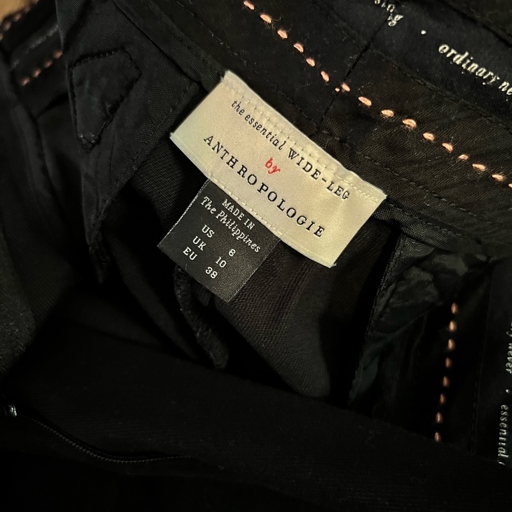 Wide leg Anthropologie trouser